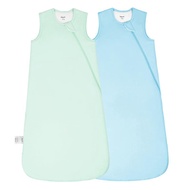 EasyFi2-packSupersoftBambooSack0.5TOG&1.0TOG,WearableingBag|2-WayZipper|Baby&ToddlerwearOutdoorfunFa