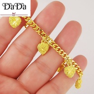 Gold 916 bracelet for women - happiness bracelet