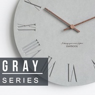 Korea Classic Grey Series Wall Clock / Watch/Casio/Xiaomi/Decoration/Furniture/Wall Art/DIY/Paint/