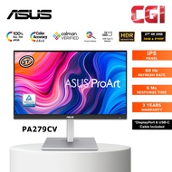 Asus PA279CV 27" ProArt Display IPS 4K UHD Calman Verified USB C Adaptive Sync ProArt Preset ProArt Palette Professional Ergonomic Monitor