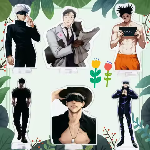 15Cm Acrylic Standing Sign for Jjk Satoru Gojo Kiyotaka Ijichi Toji Fushiguro Choso Anime Cartoons A