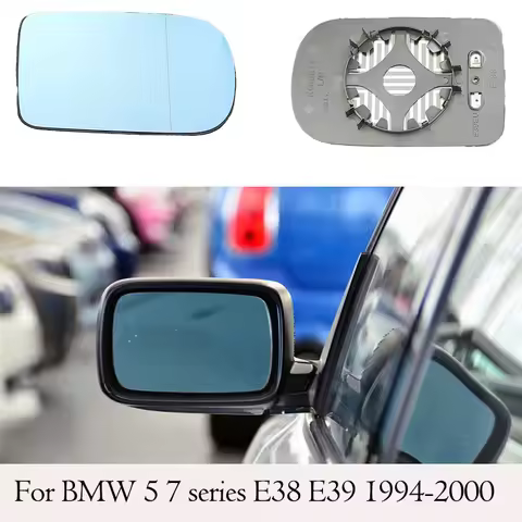 for BMW 5 7 series rearview mirror heated glass E38 E39 728i 730d 730i 735i 740i 740d 750i 520i 525i