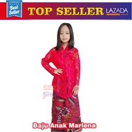 Baju Marlena Khas madura size TK,SD,SMP/Baju Anak Kebaya Merah