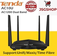Tenda AC10U Gigabit AC1200 MU-MIMO Wireless 2.4Ghz+5Ghz WiFi Dual Band Smart Router Similar Archer A