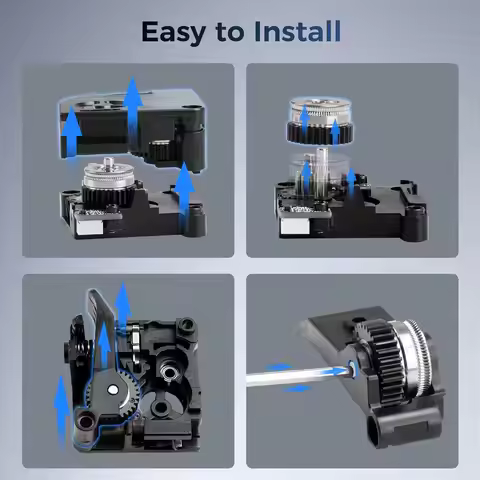 Creality 2pcs K2 Plus/K2/K2 Pro Extrusion Gear Kit Original Extruder Motor Gears K2 Plus Accessories