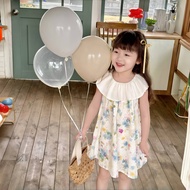 PRINCESS KESLI ชุดเดรสเด็กผู้หญิง กระโปรงลายดอกน่ารัก ผ้าชีฟอง นิ่ม พริ้ว ใส่สบาย 2-12 ปี