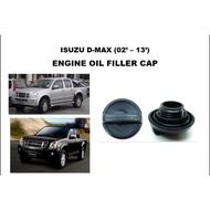 S2U Engine Oil Cap Isuzu DMax 2002-2012Yr 4JJ1 4JK1 4WD 8-98026-084-0 Penutup Minyak Hitam Kereta 4x