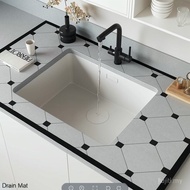 Kitchen Drain Mat Countertop Whole Diatom Mud Quick-drying Mat Faucet Wash Basin Sink Table Absorben