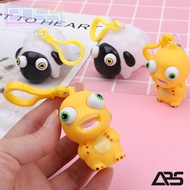 GANTUNGAN Abs - Keychain Stuffed Toy Mini Squishy Nailong Cute Anti Stress Squeeze Doll