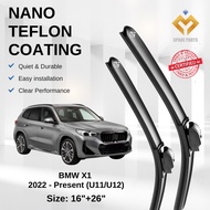 BMW X1 2022 - Present (U11/U12) Premium Japan Tech Car Wiper Accessories 16”+26” Type 04 Clip- Inclu