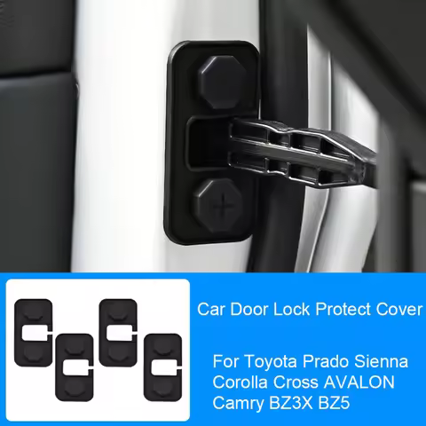 Car Door Limiter Pad For Toyota Prado Sienna Corolla Cross AVALON Camry BZ3X BZ5 Lock Shock Absorber