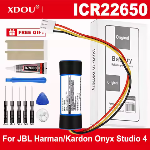 Brand New Battery ICR22650 3000mAh Battery For Harman/Kardon Onyx Studio 4 Bluetooth Speaker Replace