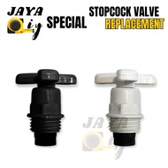 PVC Stopcock valve REPLACEMENT Spare Part Head Socket Type Plastic Stopcock Stop Valve Kepala Paip A