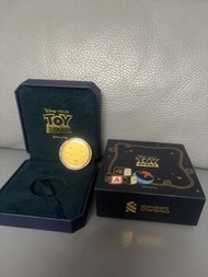 迪士尼反斗奇兵30週年999.9紀念金幣一枚連盒