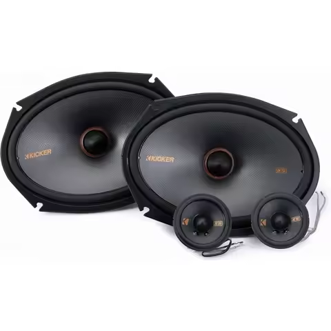 US Shipping 6x9 and 2.75 inch 2-Way Coaxial Car Speakers 4-Ohm Stereo Audio Component System Pair