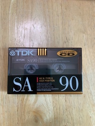約 1991 TDK SA90 / SA 90 好聲帶 Type II  / Type 2 全新空白卡式帶/卡帶 /錄音帶/卡式磁帶/磁帶 cassette tape