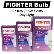 FIGHTER Lampu LED Bulb 10W 15W 20W [Cahaya Putih / Daylight] A60 A65 T-Bulb E27 Mentol Lampu Rumah S