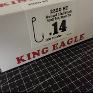 King Eagle Round Haddock 2350 ST Small Eye, Super Tin (100 Hooks)