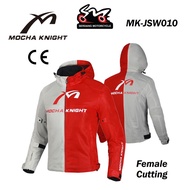 MOCHA KNIGHT MK-JSW010 Woman Mesh Fabric Breathable Riding Jacket Safety Jaket Hoodie Couple Motor
