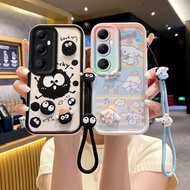 casing  realme c65 Cute small white dog phone case for realme c65 case