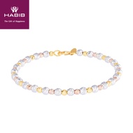 HABIB Oro Italia 916 Yellow, Rose and White Gold Bracelet GW39291221-TI