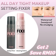 FIXX All Day Tight/Water Glow/Real Matte Makeup Setting Spray 120ml Long Lasting Oil Control Mist