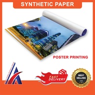 Synthetic Paper Poster Printing A4 to A1 Size