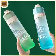 [8C15] 650ml  Water Bottle Outdoor Sports Fitness Water Cup Large Capacity Portable Water Bottle Jet