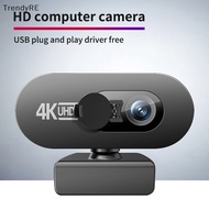 Trendy 4K Full HD Webcam For PC Web Camera New Mini Web Cam With Micro USB Auto Focus Stream Camera 