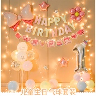 Children Birthday Decoration Balloon Pack One Year Old 1 Year Old 2 Year Old 3 Year Old 5 Year Old B