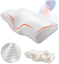 Neck pillows for sleeping,Memory Foam Pillow,bed pillow,Slow Rebound Soft Memory Sleeping Pillows Relax The Cervical (Size : 50x30cm)