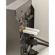 Dual Band Mini Wifi Antenna 2.4 Ghz, 5.0 Ghz & 5.8 Ghz (White)