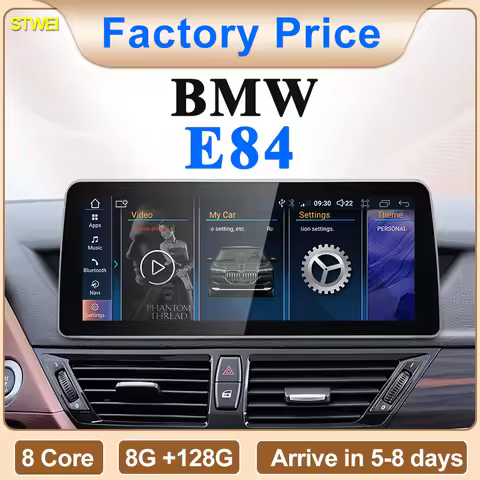 STWEI New ID6 ID7 ID8 UI 12.3inch Android System Wireless Carplay AUTO For BMW X1 E84 2012 2013 year