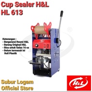 MESIN Hl 613 Cup Sealer Plastic Cup Press Machine H&L HL613