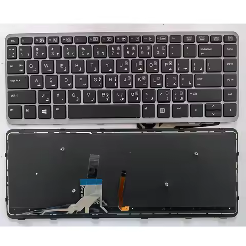 US/SP/BR/UK/AR New Layout Keyboard For HP Elitebook Folio 1000 1040 G1 1040 G2 Backlit