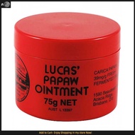 Lucas Papaw Ointment 75g Paw Paw Genuine Australian Import Papaya Balm lipstick
