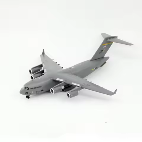 JASON TUTU 1/200 Scale Alloy Model Diecast Aircraft Model USAF C-17 Globemaster III Tactical Militar