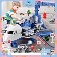 🐳Big Airplane Toys Police Plane Mainan Kapal Terbang Aeroplane toys Kids Toys Mainan Budak Lelaki