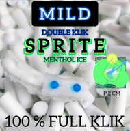 50g Busa filter klik SPRITE menthol ice isi 2 ukuran mild