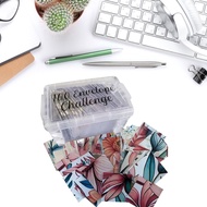 100 Money Saving Envelope with Stickers and Organizer Box