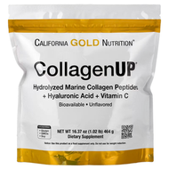 CollagenUP® 水解海洋膠原蛋白肽 + 透明質酸和維生素 C 464g [平行進口] 此日期前最佳：2029年3月