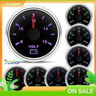 {August in New} 52mm 7 Backlight Waterproof Voltmeters Voltage Gauges Voltage Meters 8-16V Boat