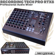 ready ya RECORDING TECH PRO-RTX8 8 Channel Professional Audio Mixer