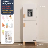 Danish Noble White Kitchen ชุดครัวไม้ สไตล์มินิมอล สีเบจขาวครีม มีเสียงไฟ by POLLY HOUSE