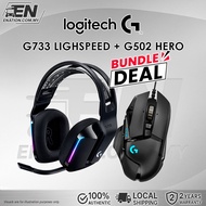 [Bundle] Logitech G733 Lightspeed Wireless Gaming Headset + Logitech G502 HERO Wired Gaming Mouse
