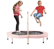 Trampoline Mini Rebounder Adults Two Kids with safty Padded Cover Max Load 100kg Easy to assemble