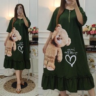 Dress Voxy Jumbo Sablon Busui