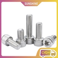 304 Stainless Steel Cup Head Hexagon Socket Screw Extended Cylindrical Head Bolt M10 M12 M14 * L12-2