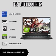 Dell Alienware M15 R7 i9-12700h 32GB 1TB RTX3080 15.6" QHD Gaming Laptop