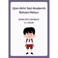 UASA TAHUN 56  LATIHAN RESPONS KRITIS DAN KREATİF